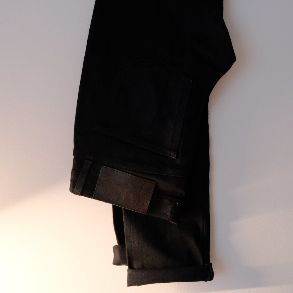 Naked and Famous Black Denim Jean